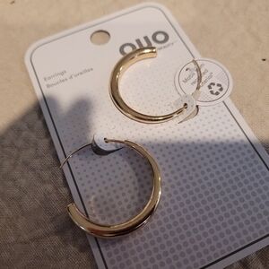 Gold tone hoops